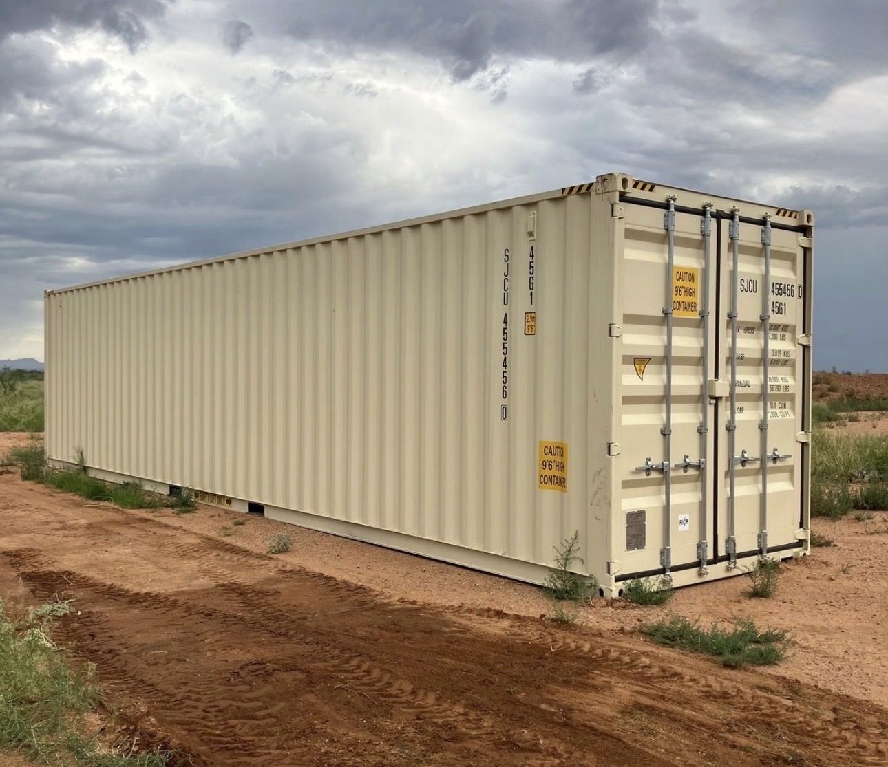New 8x40' 9'6" High Cube One-Trip Shipping Container - Excellent Condition