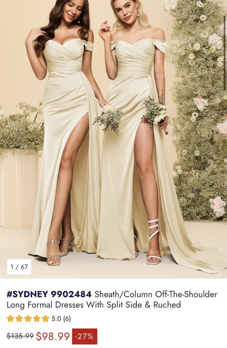 Off The Shoulder Long Formal Dress