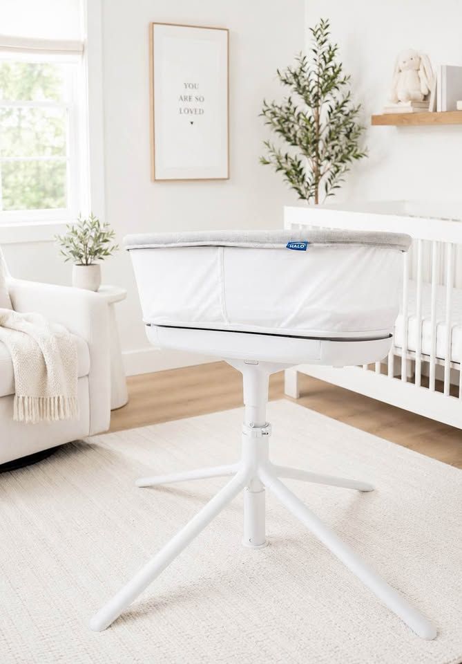 Halo BassiNest® Connected Swivel Sleeper 3.0 Smart Bassinet | Halo Baby Swivel Bassinet | Bassinet
