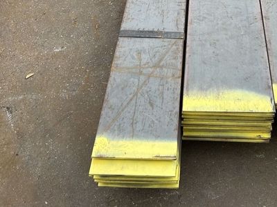 SPECIAL OFFER! New Steel Flat Bar (U.M. Plate) 3/8" × 12" × 20' - $227.95 Each