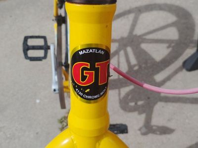 GT Pacifico Performer 29-inch BMX Bike - Limited Edition Yellow Chrome-Moly Frame