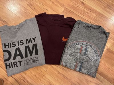 Men’s Size Large T-shirts $5 each