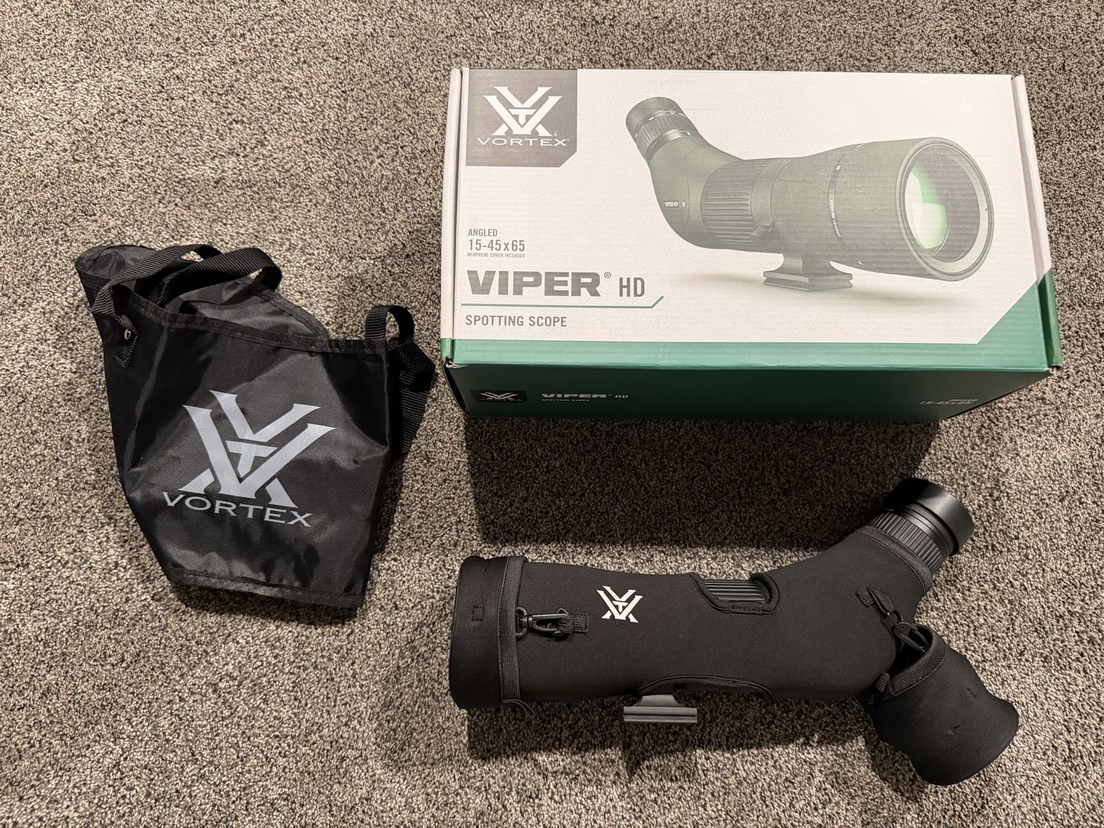 Vortex Viper HD 15-45x65 Angled W/ Ollin Snapshot