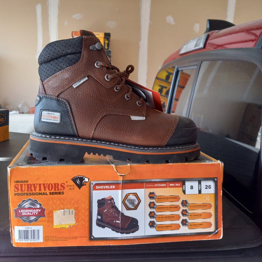 working boots steel toe