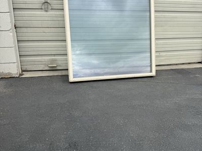 Used picture Window almond frame