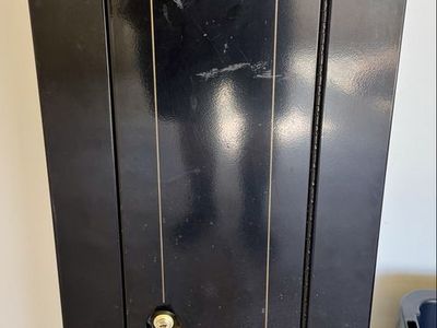 Slim gun cabinet