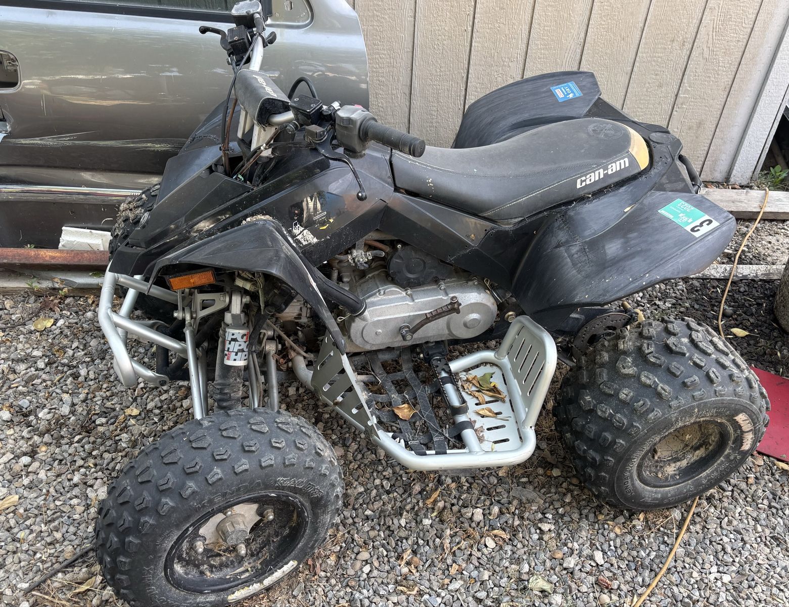 Can-Am DS 90 Black Youth Sport ATV Quad