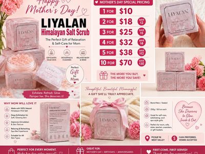 MOTHER’S DAY SPECIAL HIMALAYAN SALT SCRUB