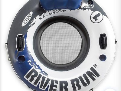 Intex River Run 1 Inflatable Floating Tube Lounge for Lake River Pool, 53in