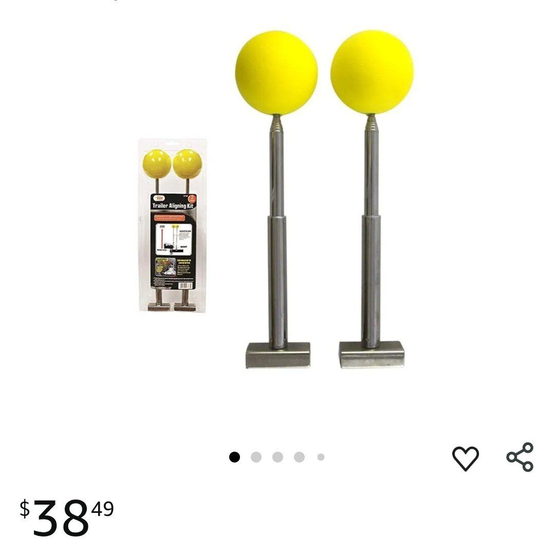 MAGNETIC TELESCOPING TRAILER HITCH ALIGNMENT KIT