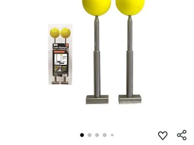 MAGNETIC TELESCOPING TRAILER HITCH ALIGNMENT KIT