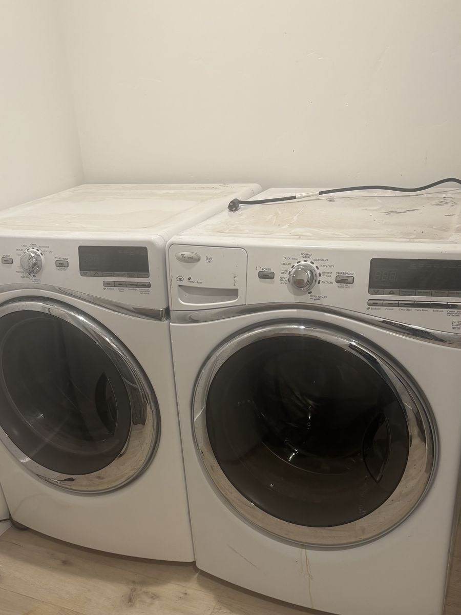 Washer and dryer
