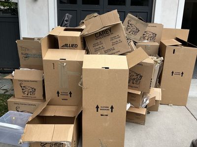 Moving Boxes & Packing Paper - Various Sizes, Wardrobe & Standard