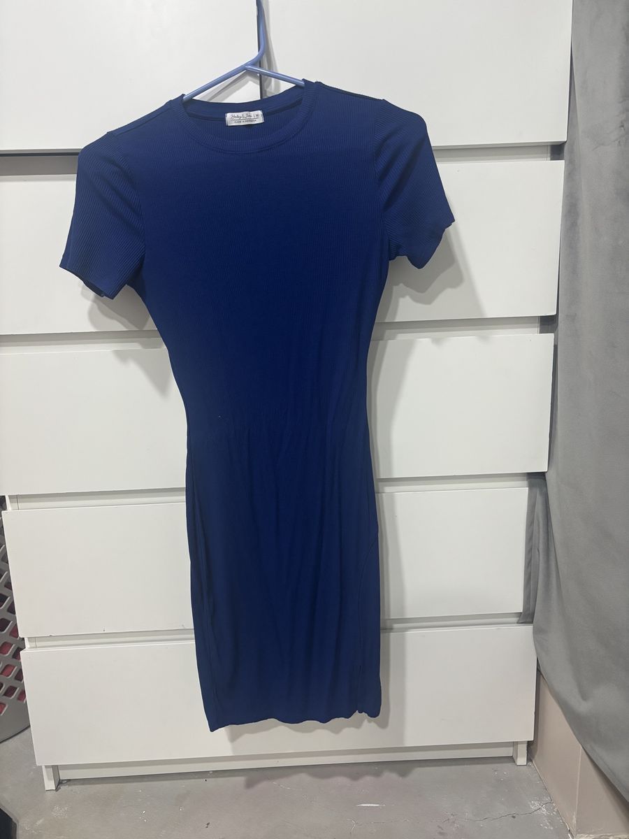 Blue woman’s dress