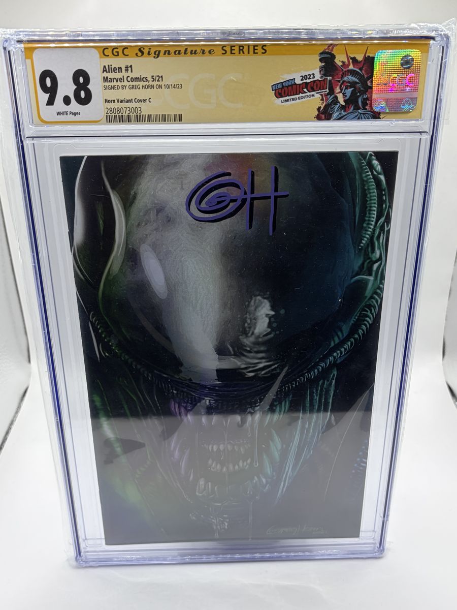 Alien #1 Greg Horn CGC 9.8 SS - NYCC 2023 Exclusiv