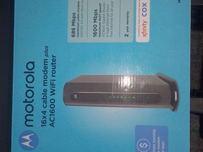 Motorola Cable Modem for Internet