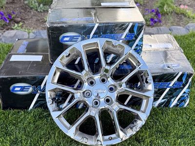 22” Aluminum Multi Spoke Wheel in Chrome