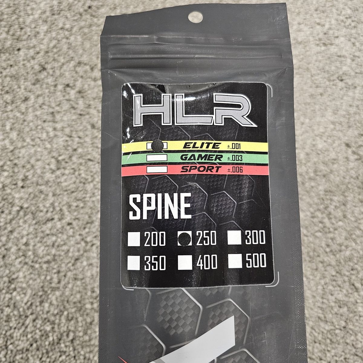 Victory Archery HLR 250 Spine