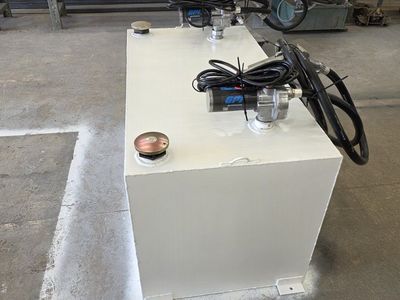 Dual Fuel tank with GPI Fuel Transfer Electric Pumps & Hoses