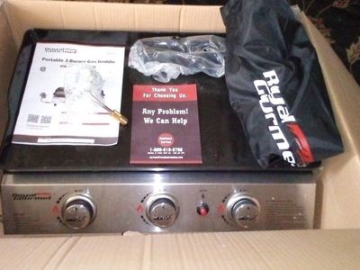 Royal Gourmet Portable 3-Burner Gas Griddle