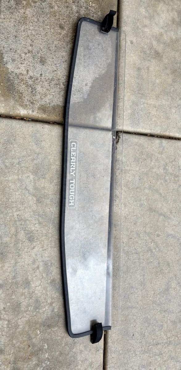 UTV windshield for a Kawasaki KRX1000