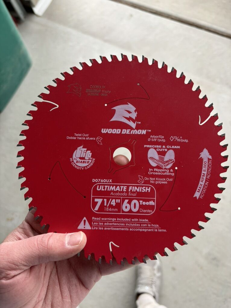 Brand New Wood Demon Circular Saw Blade