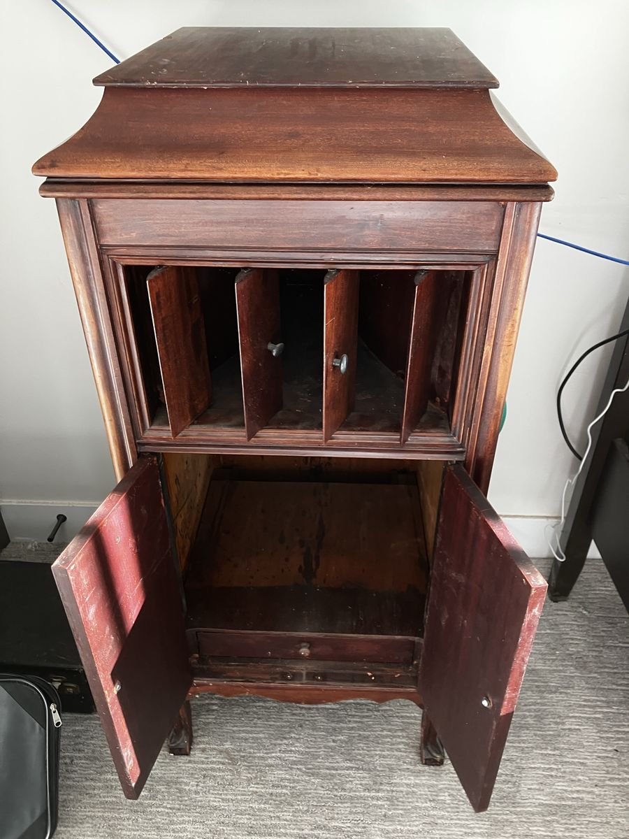 Vintage Columbia Grafonola Phonograph Record Player 
