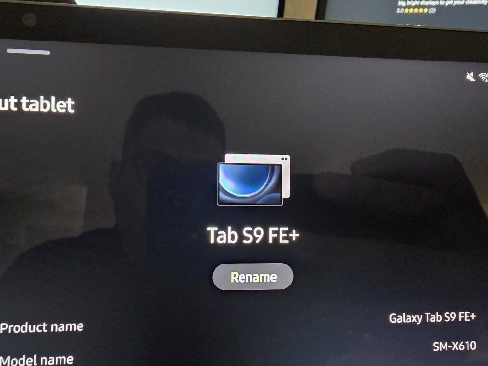 Galaxy Tab S9FE + (plus) 12.4 inch