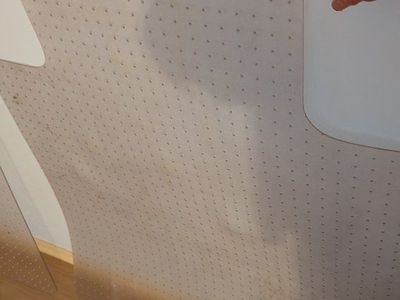 Carpet Chair Mat with Lip - 36 x 48" Clear, Floor Protector