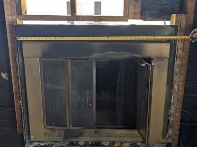 Fireplace Insert and Flue