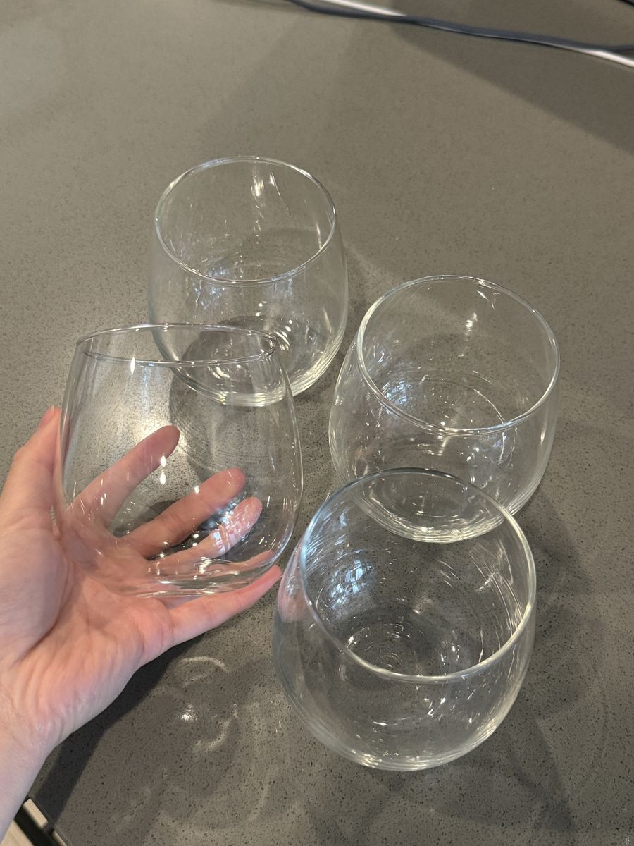 Set of 4 Stemless Glasses