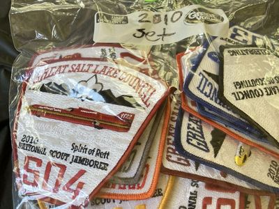 Great Salt Lake Council 2010 National Scout Jamboree Patch Set - 100 Years of Scouting