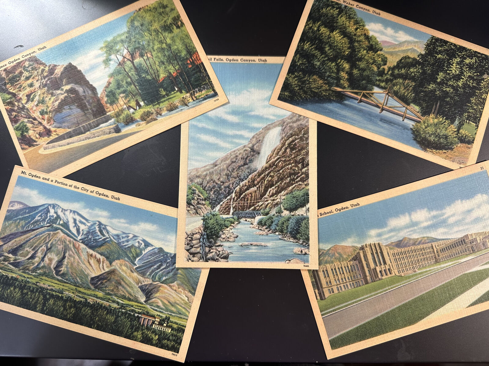 Vintage 1930's Utah Postcards