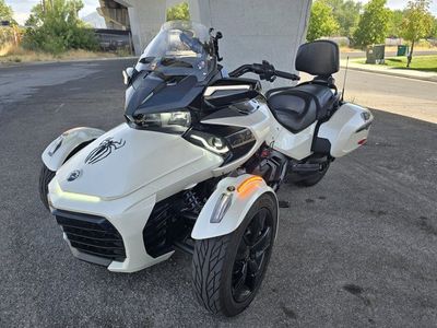Can-Am Spyder F3-T 3-Wheeler Motorcycle - White