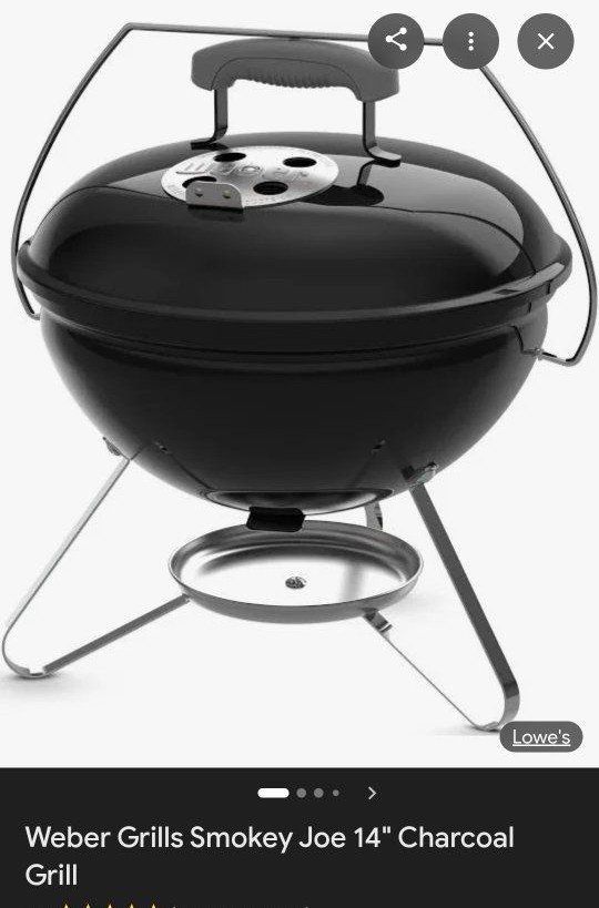 New! Smokey Joe Grill 14"