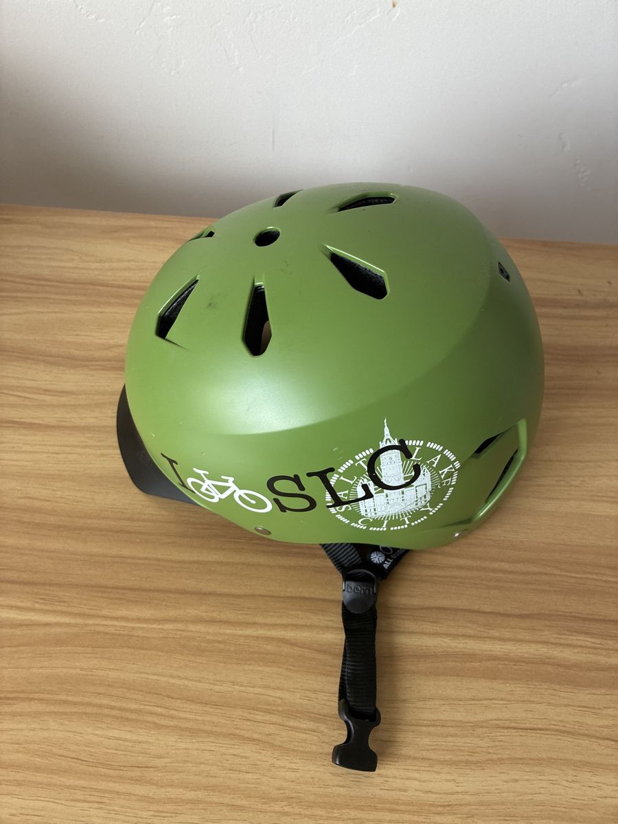 Bike helmet Size S, green color