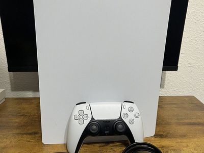 Sony PlayStation 5 PS5 Console with DualSense Wireless Controller and Cables