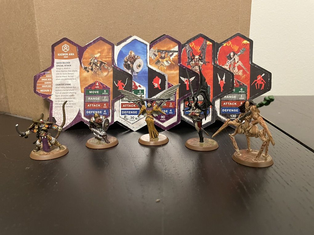 Heroscape Heroes of Durgeth from Wave 6
