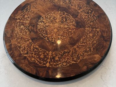 Lazy Susan Turntable Handmade by Notturno Intarsio