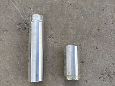 Used 4" Metal Vent Tubing