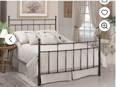 Kind Size Mealt Brown HeadBoard and Bed Frame. New Still in Box