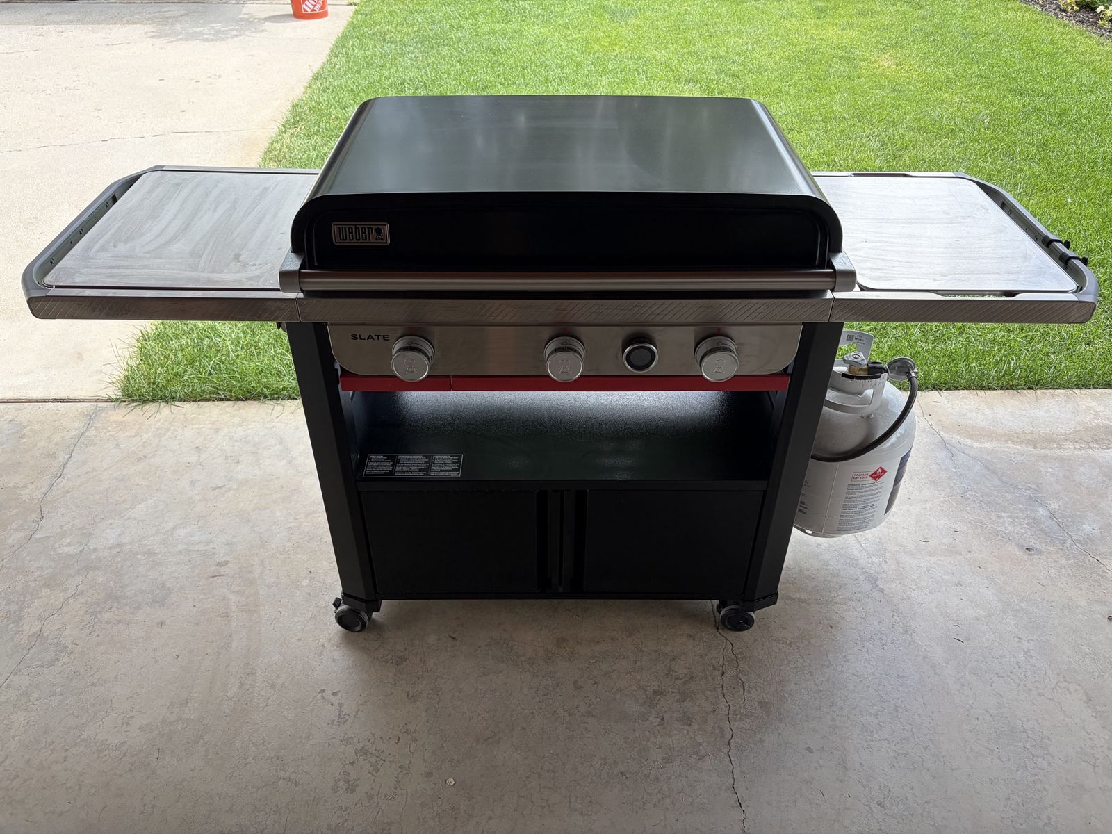 Weber Slate 30" Outdoor Flat Top Gas Grill Griddle