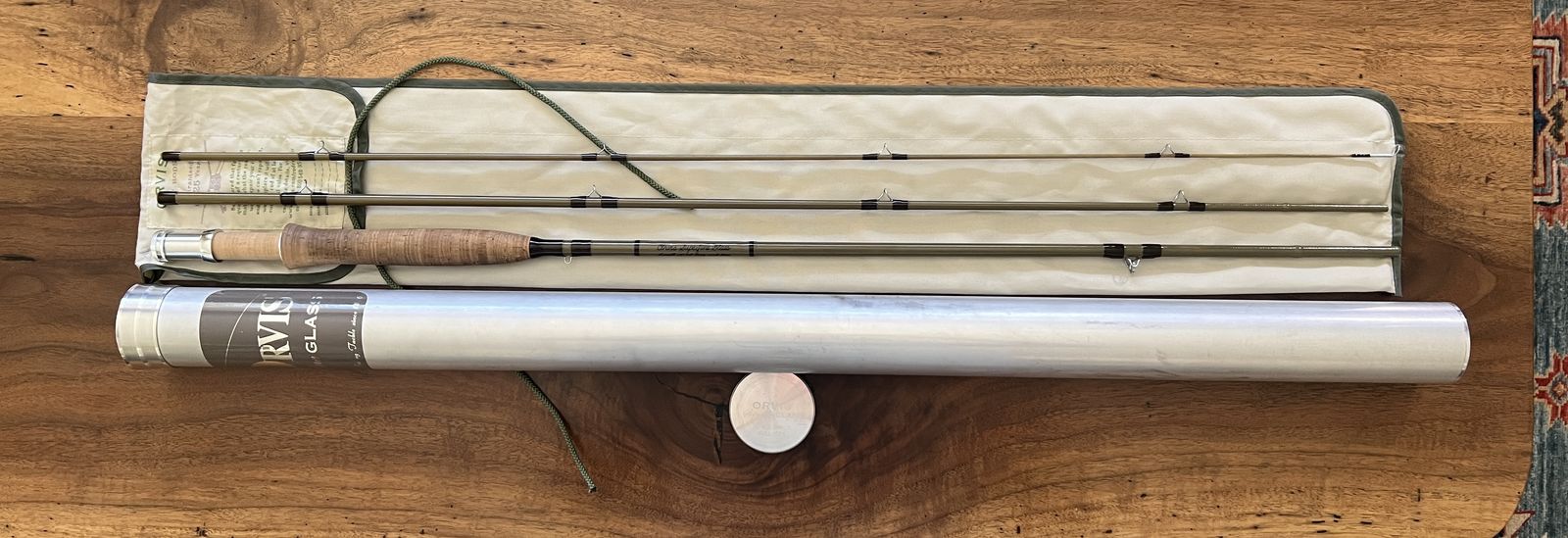 Orvis Superfine Glass 7 1/2' 3-piece 4 weight Fiberglass Fly Rod