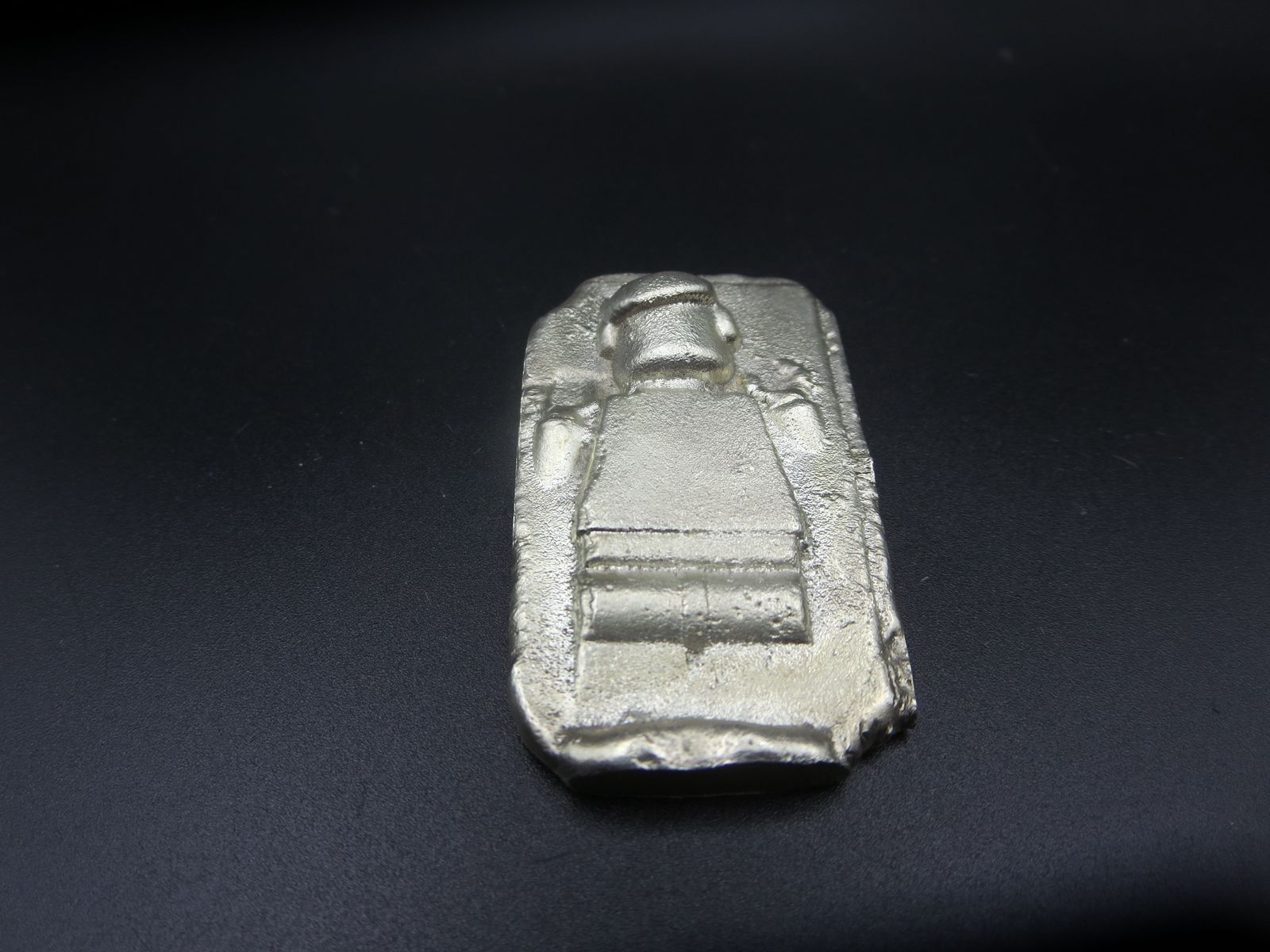 Custom Lego Minifigure Metal Bar/Ingot - Unique Collectible Art Piece Sterling Silver 1.6 ounces