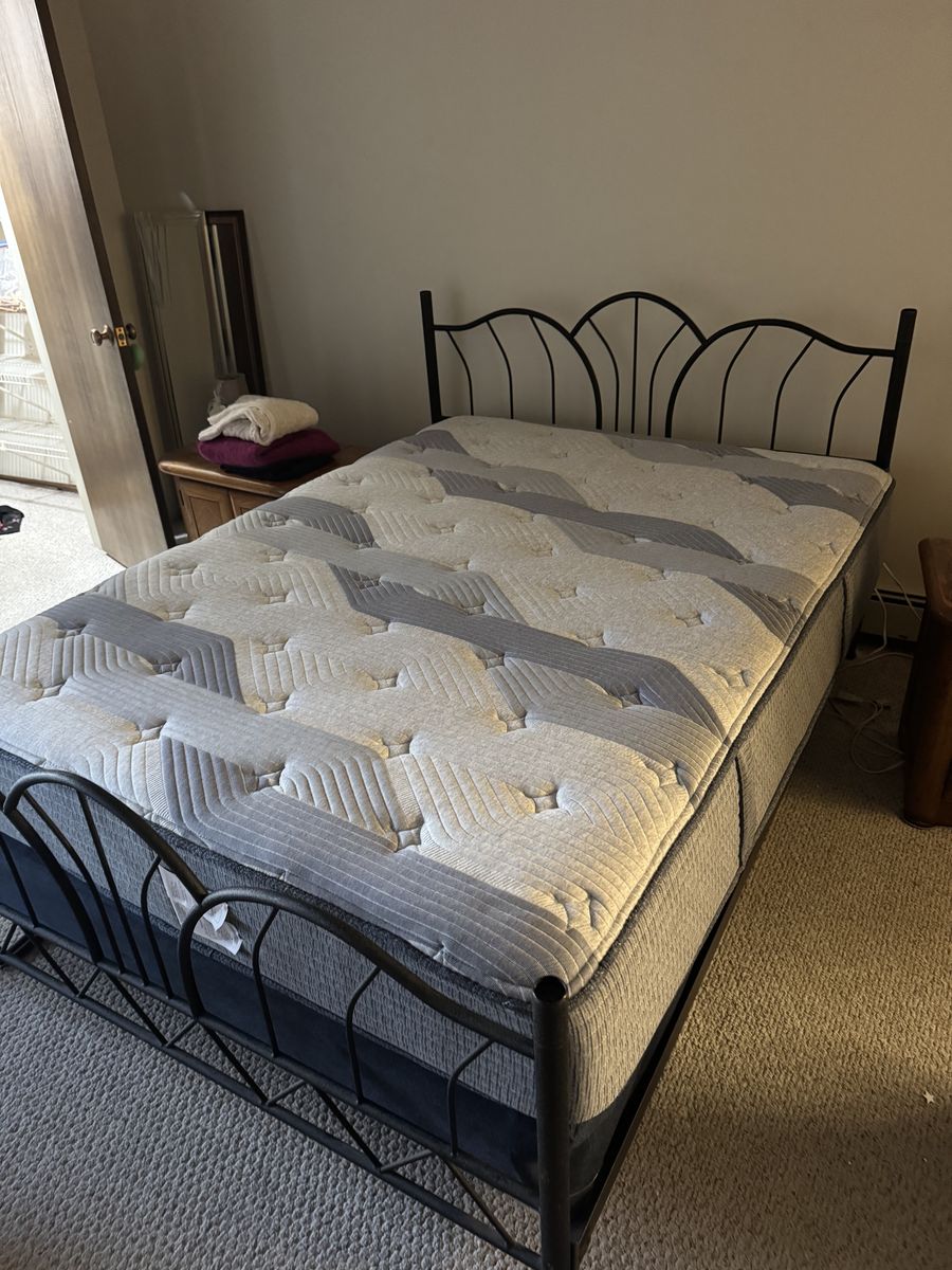 Bed Frame, Mattress And Box Spring