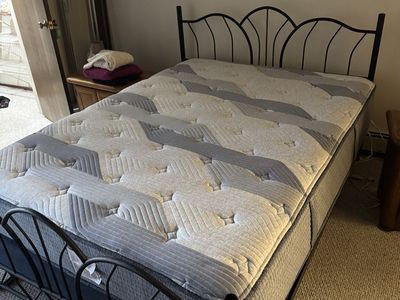 Bed Frame, Mattress And Box Spring