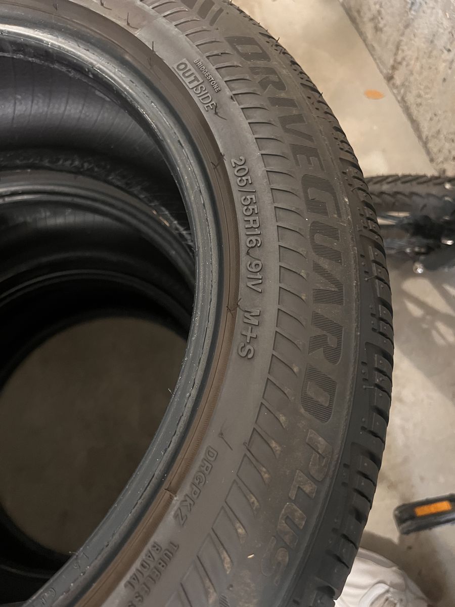 Bridgestone Drivegaurd Plus Runflats 205/55 R16