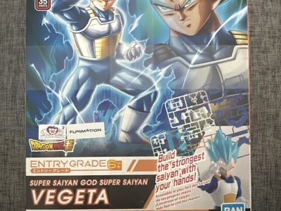 Bandai Spirits Entry Grade Dragon Ball Super Saiyan God Super Saiyan Vegeta Model Kit