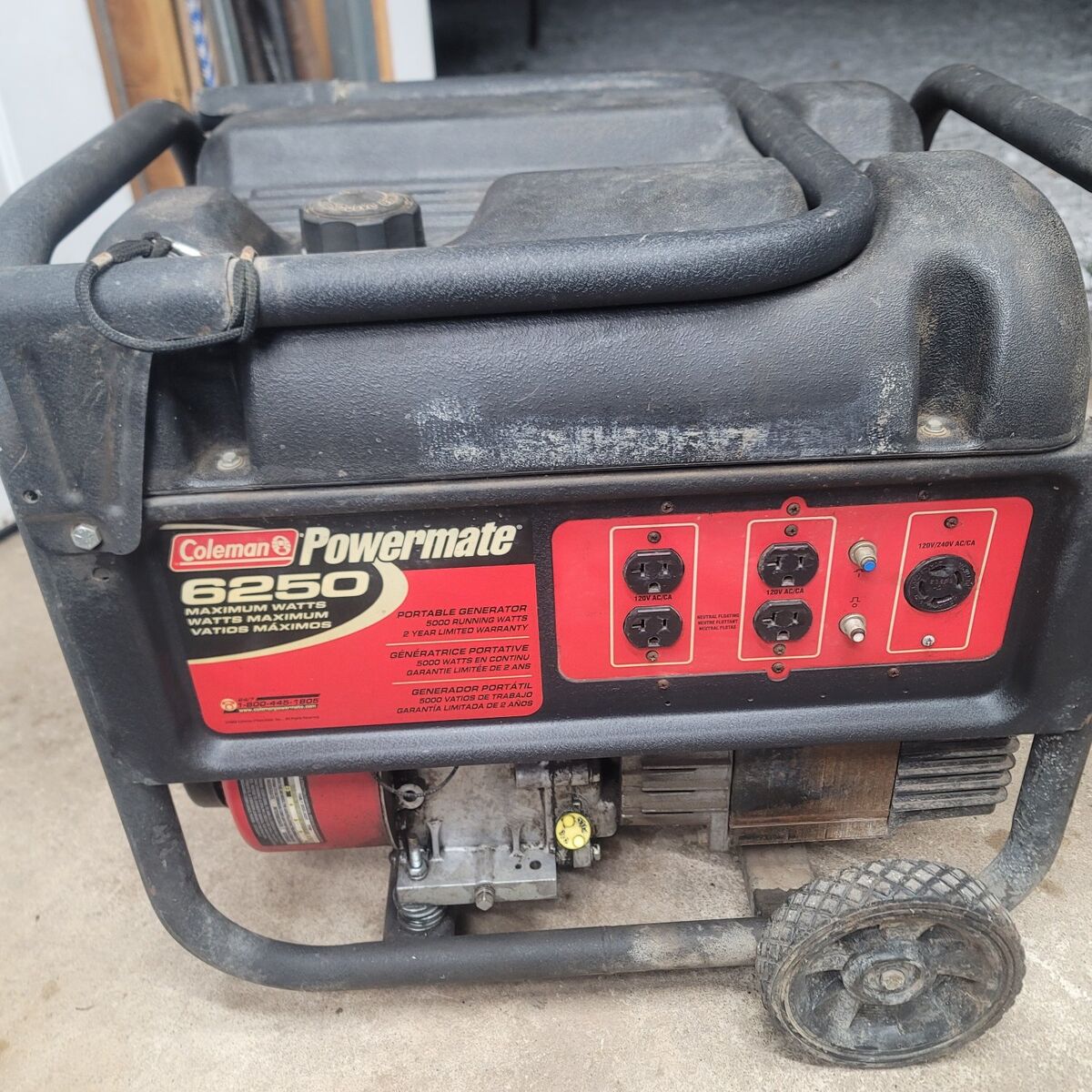 Coleman Powermate 6250 120/240v