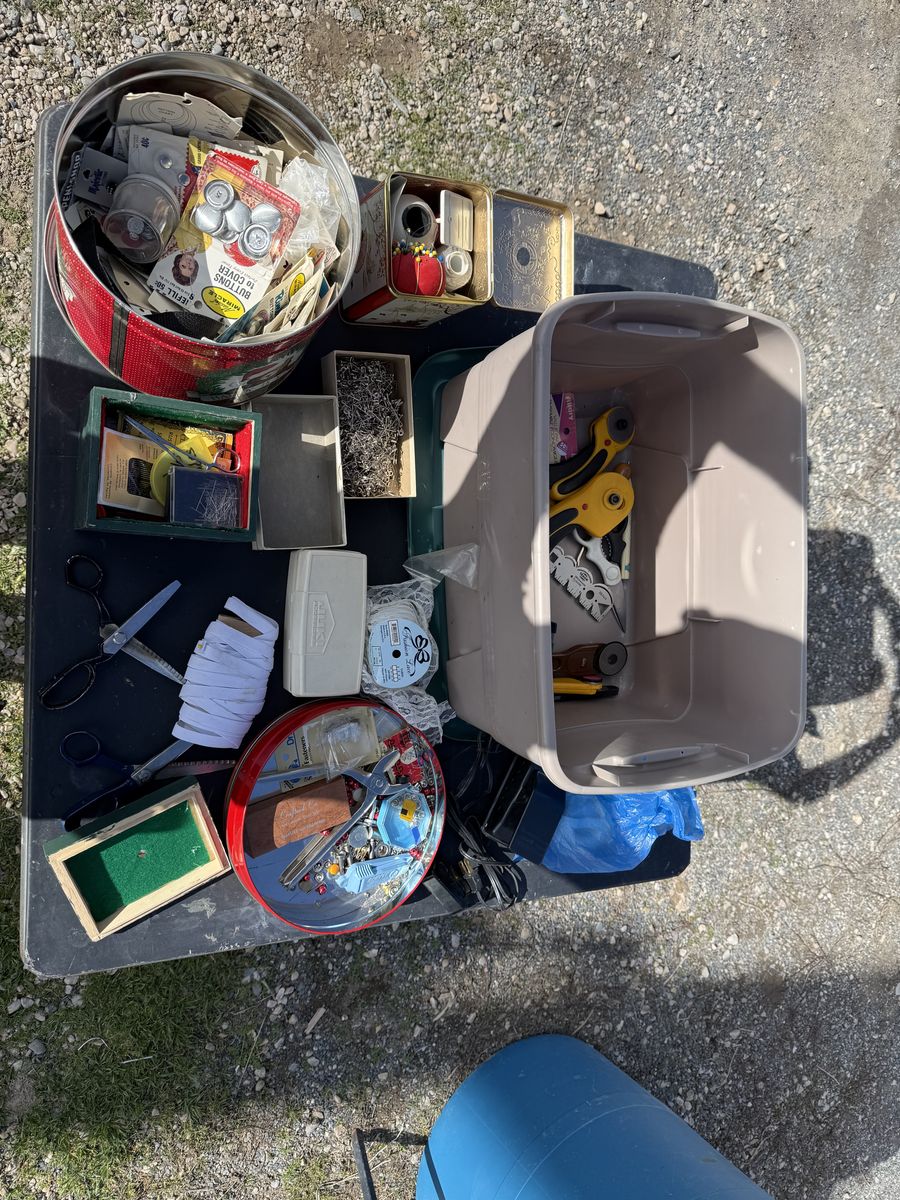 Large Assortment Of Sewing Items